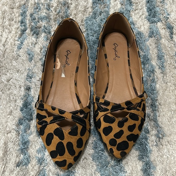 Qupid Leopard flats - Picture 2 of 5